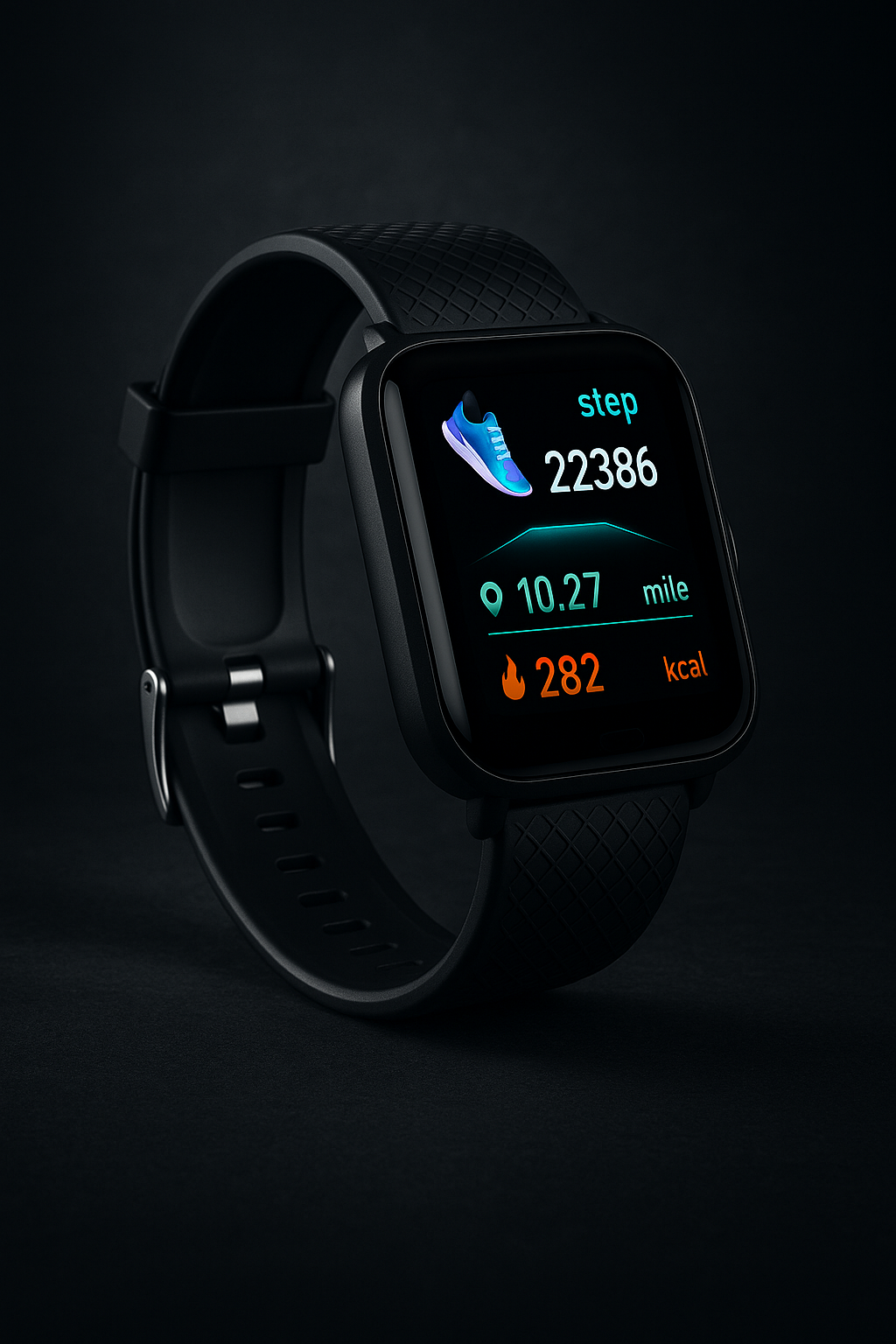 Smart’Watch – Suivi Sport & Santé, Notifications, Contrôle Musique